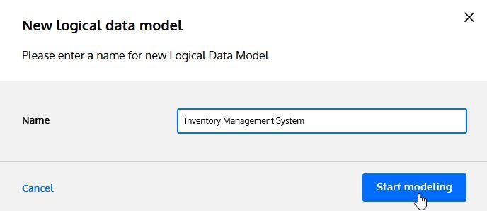 data model for inventory management system