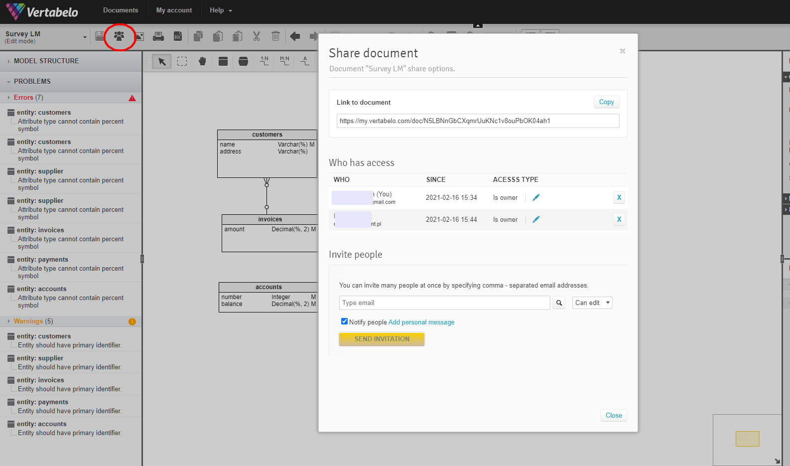 Database Design With Vertabelo | Vertabelo Database Modeler