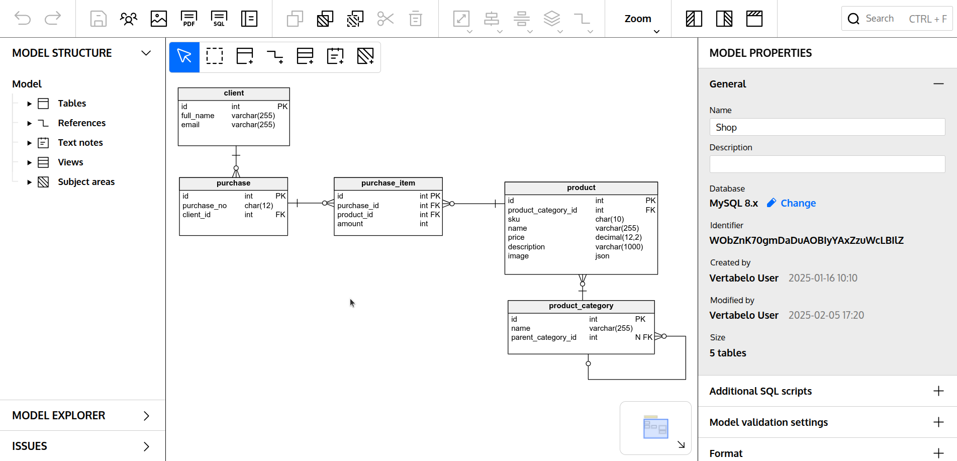 Tip #16 – Can I put the same table in the diagram twice? | Vertabelo ...