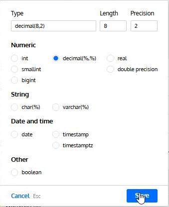 Amazon Redshift Data Model