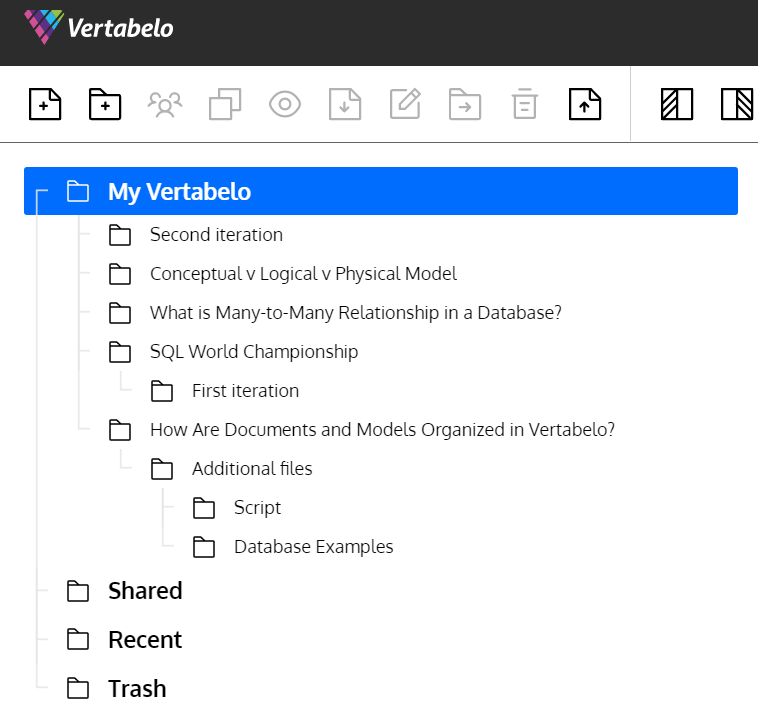 Vertabelo’s Document Structure: How Documents and Models Are Organized