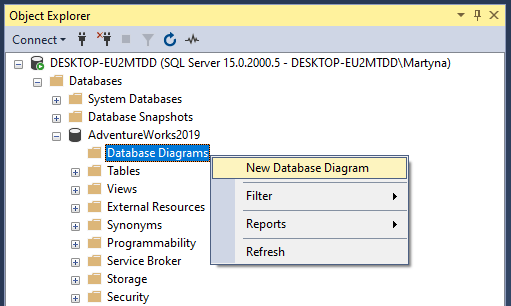 How to Export an SQL Server Database Schema Into a Diagram | Vertabelo ...