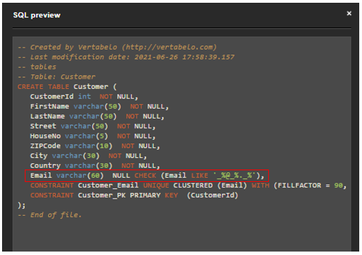 SQL Server constraints