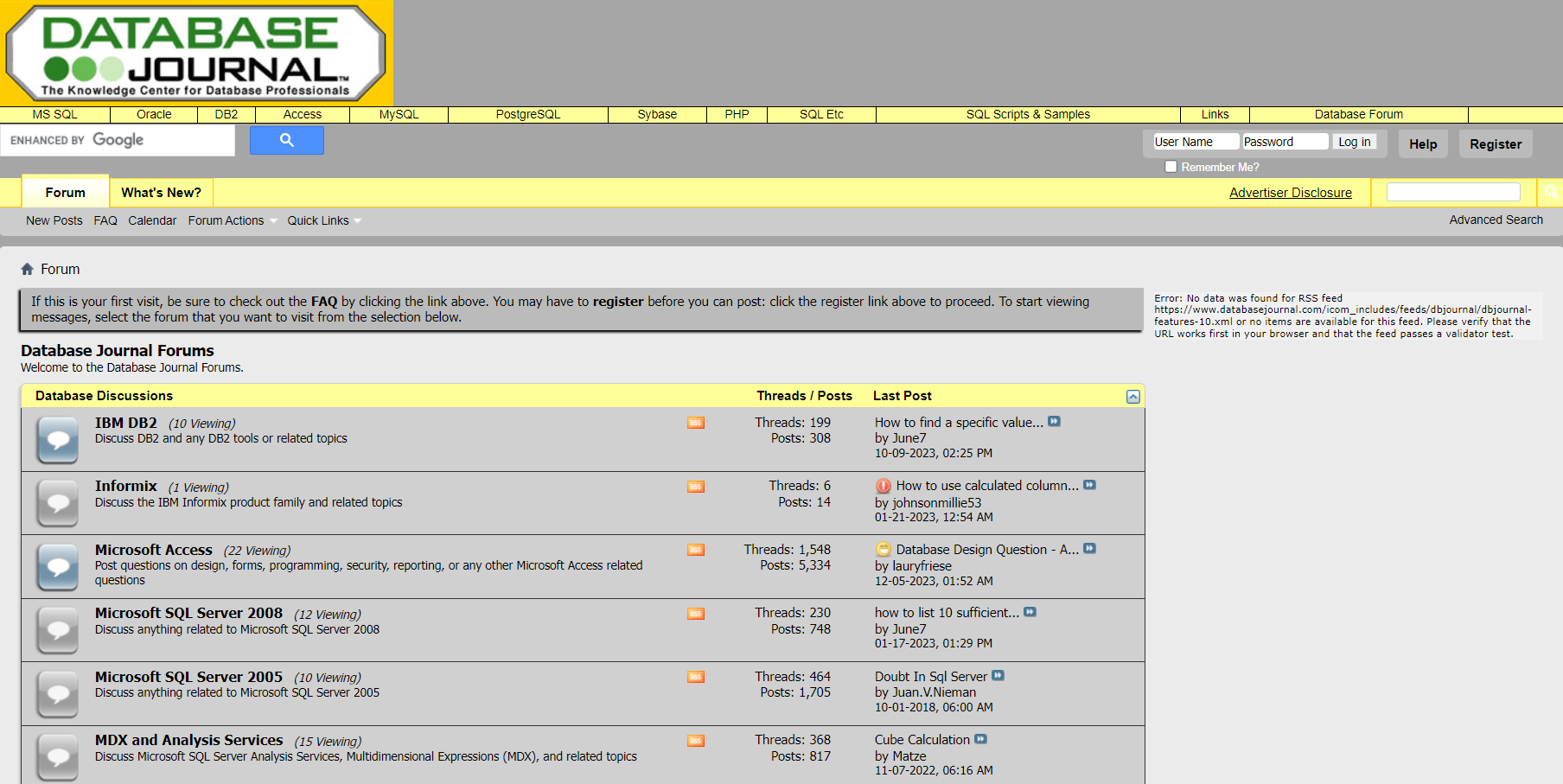 Top 10 Online Communities for Database Designers | Vertabelo Database ...