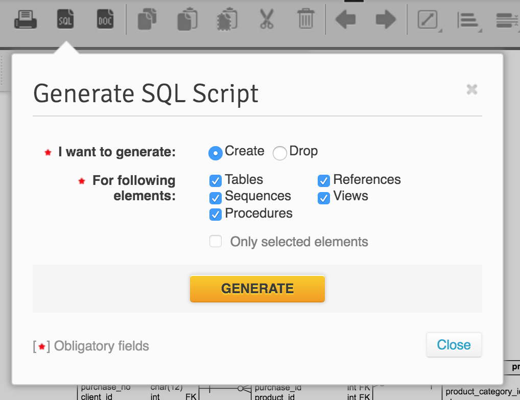 SQL generation